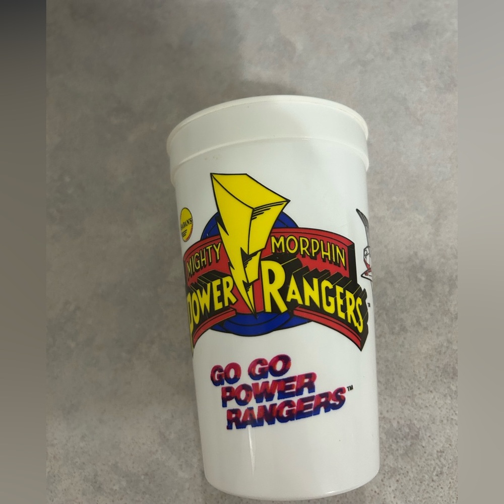 Mighty Morphin Power Rangers Pink Ranger 1994 Cup - Picture 3 of 3